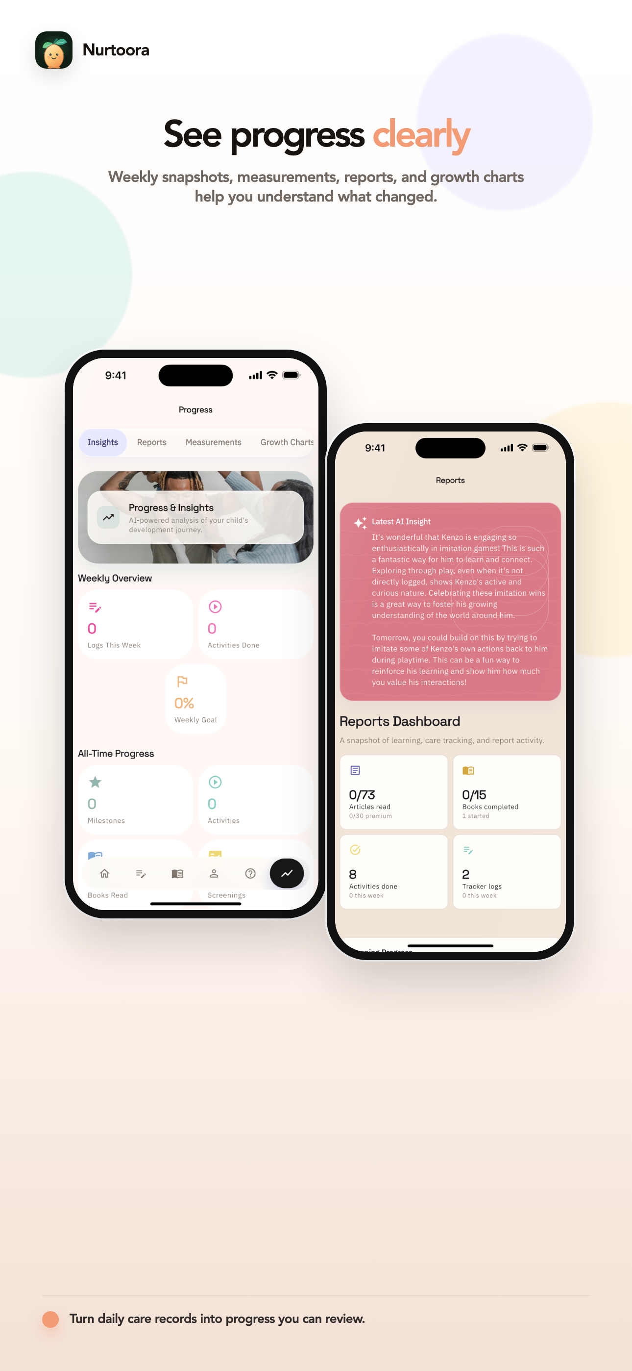 Progress and reports for your child